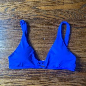 L *SPACE royal blue bikini top